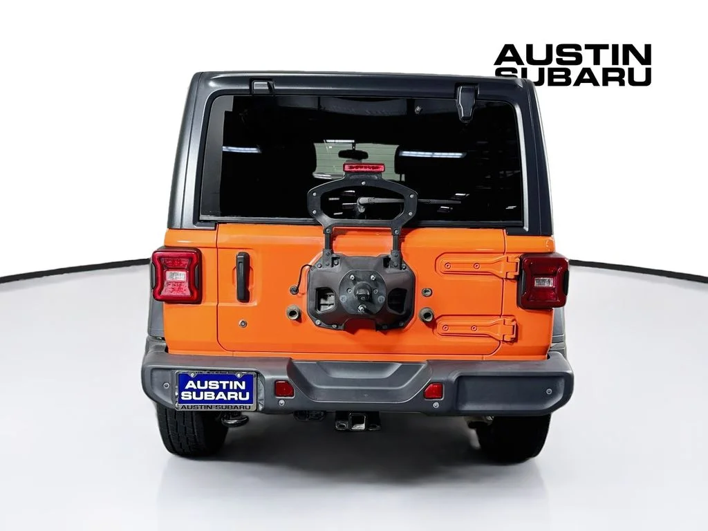 Used 2018 Orange Jeep Unlimited Sport S image 6