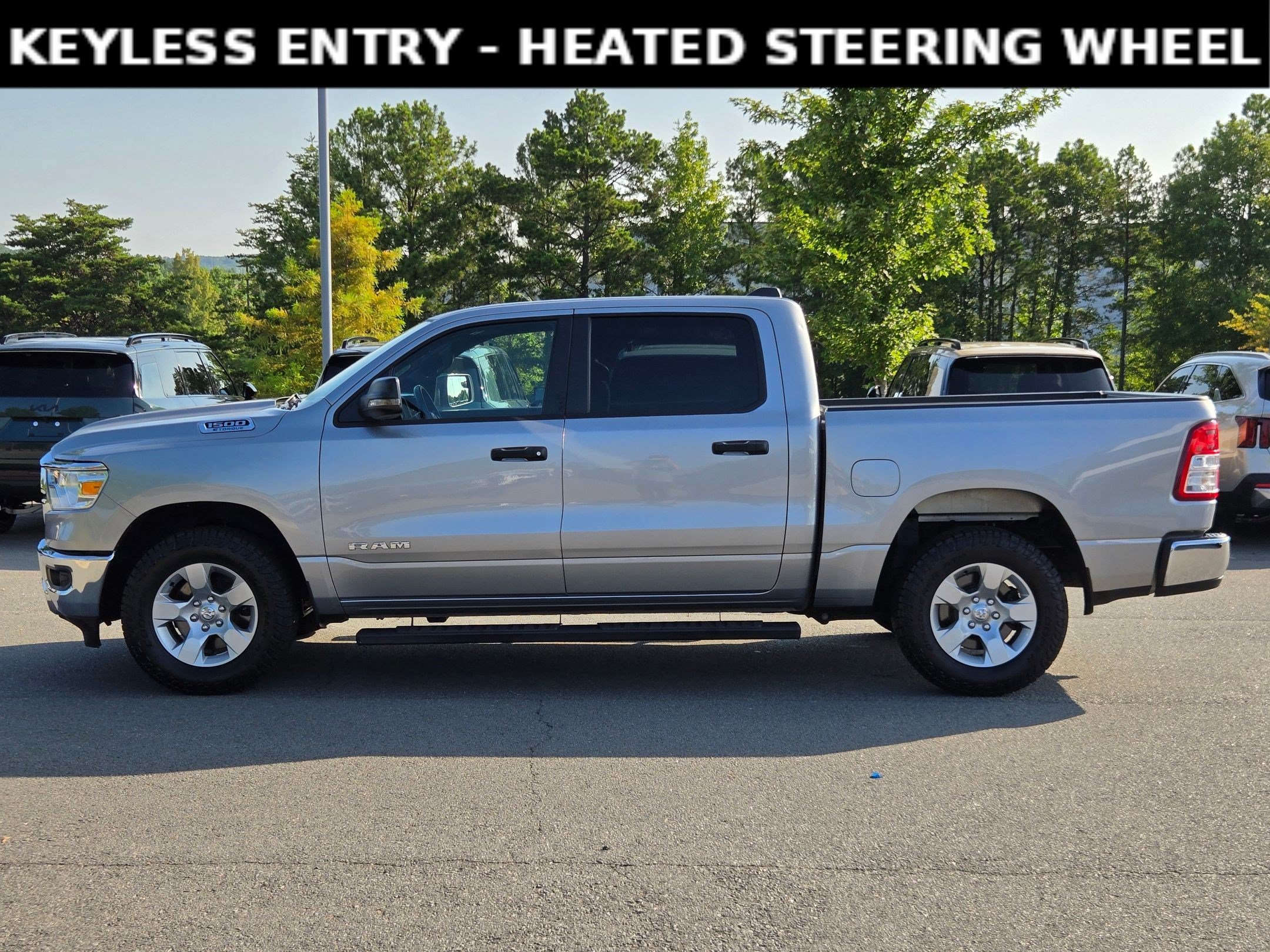 Used 2023 Billet Silver Metallic Clearcoat Ram Big Horn image 4