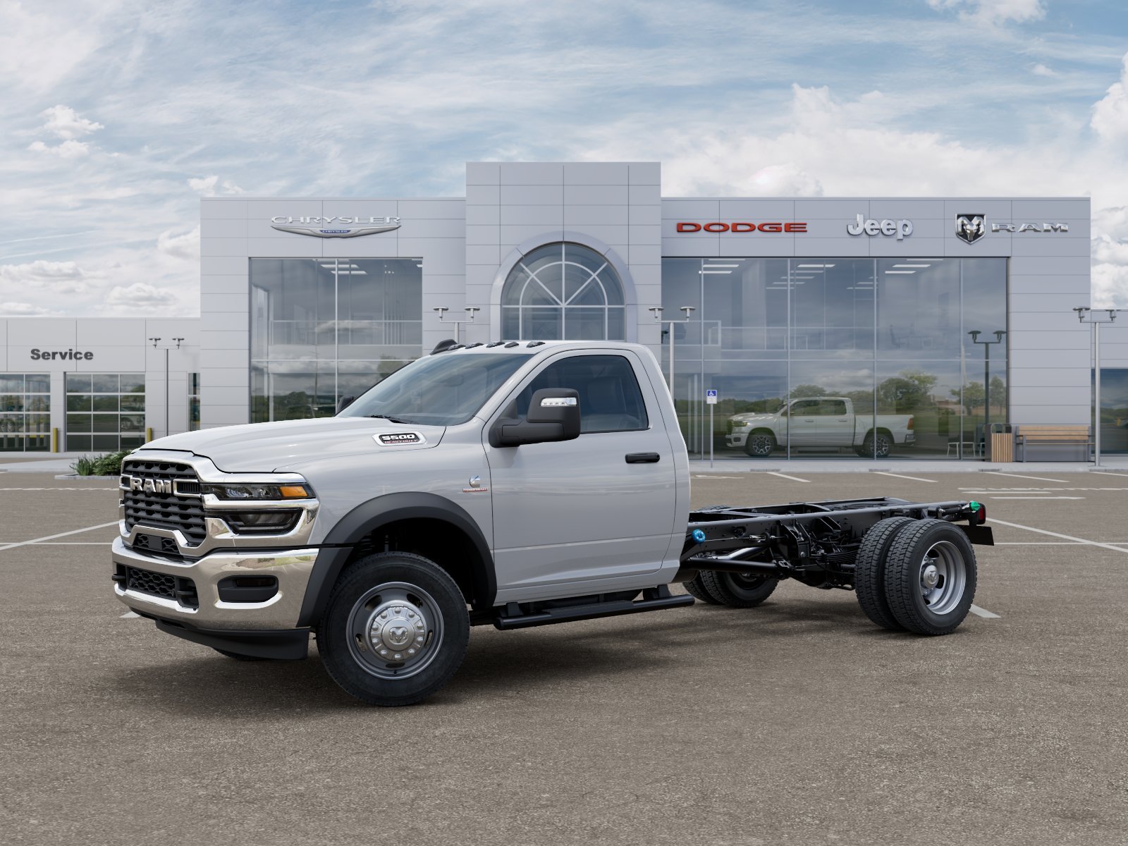 New 2025 Bright White Clearcoat RAM Tradesman image 3