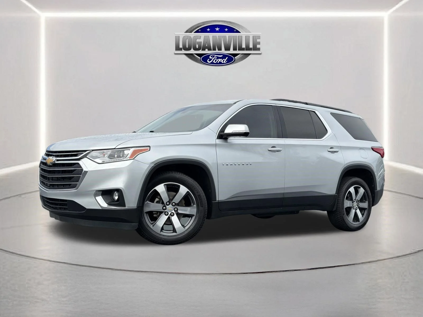 Certified Used 2019 Silver Ice Metallic Chevrolet 3LT image 1