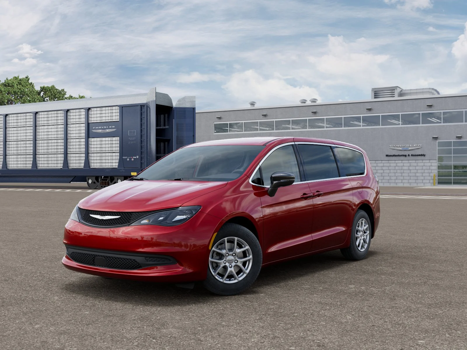 New 2027 Red Hot Pearl-Coat Exterior Paint Chrysler LX image 1