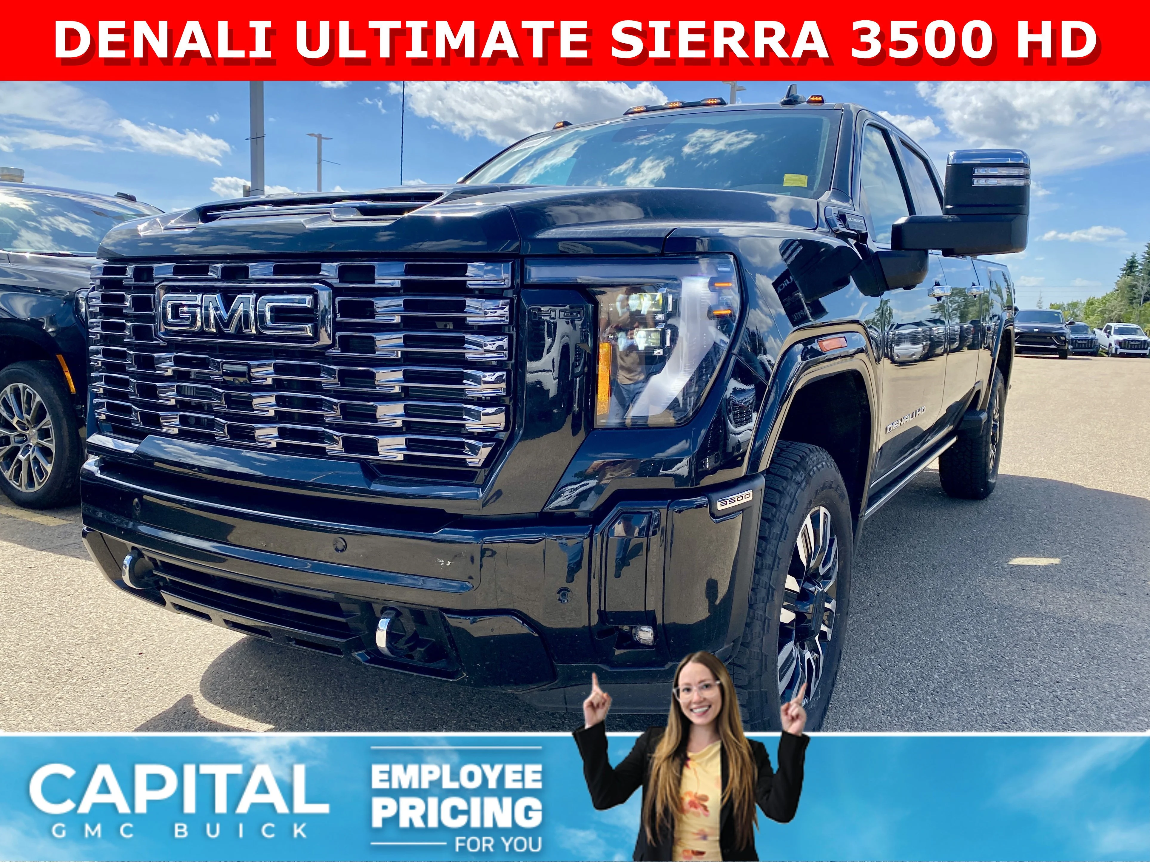 New 2026 ONYX BLACK GMC Denali Ultimate image 1