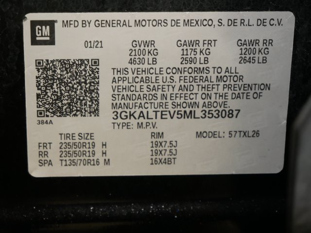 Used 2021 Ebony Twilight Metallic GMC SLE image 33