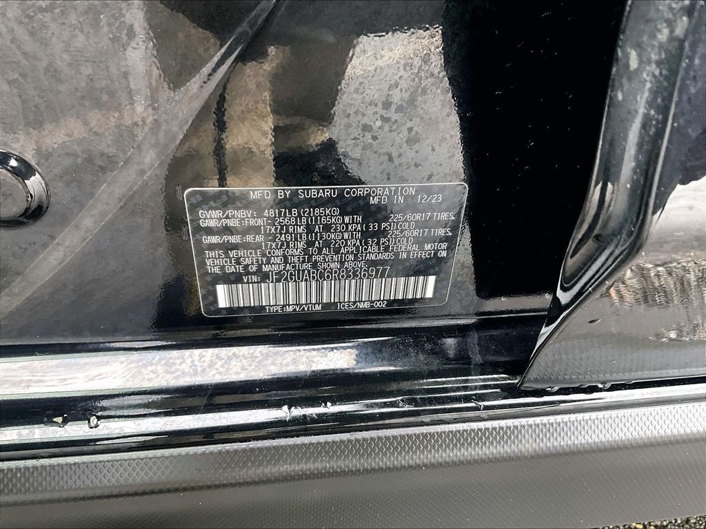 Used 2024 Black Subaru Base image 35