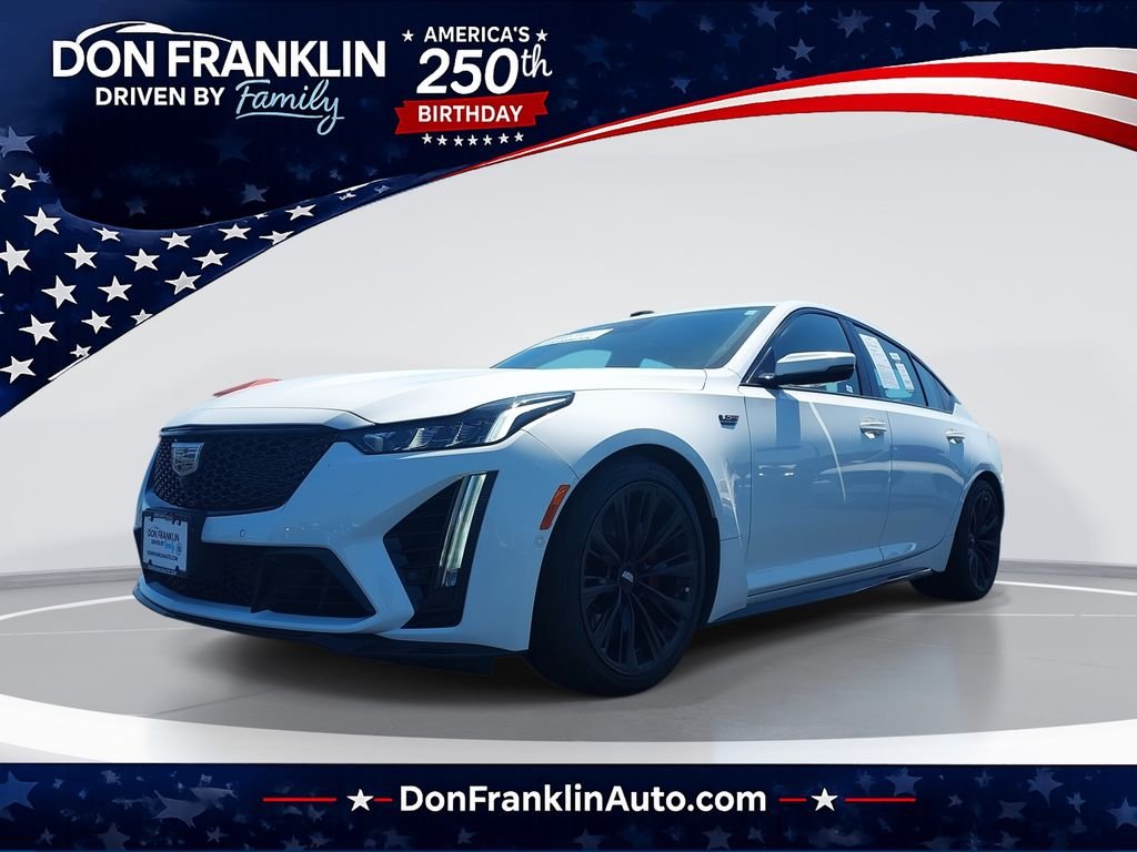 Used 2024 White Cadillac V-Series image 1