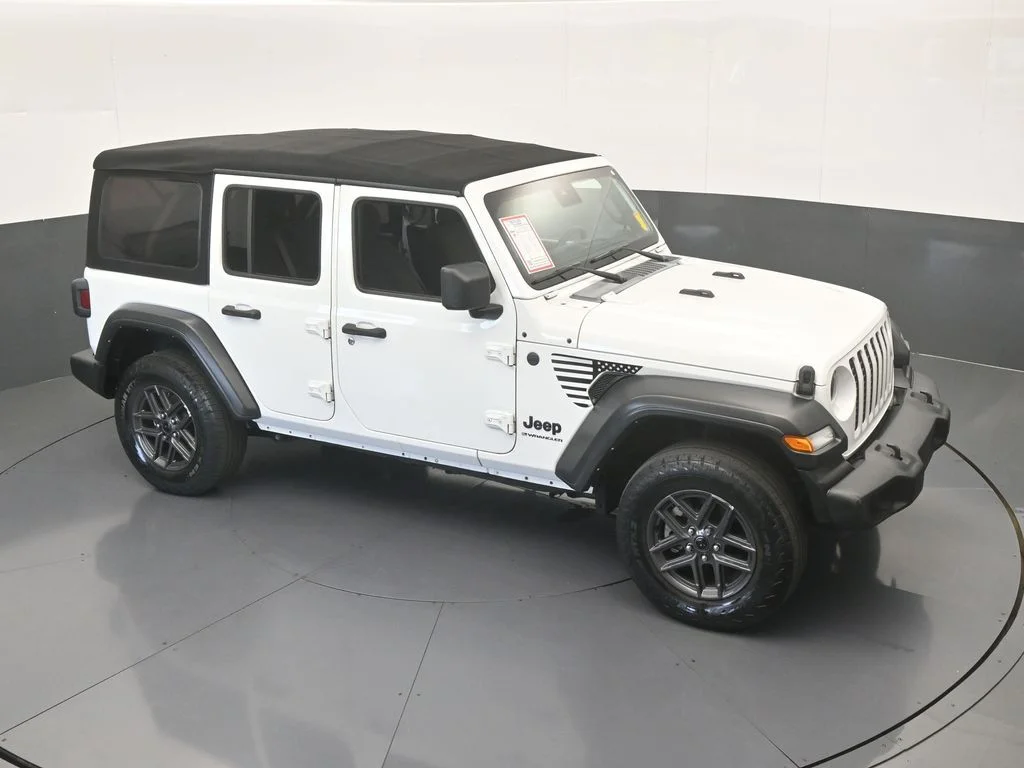 Used 2024 Bright White Clearcoat Jeep Sport S image 48