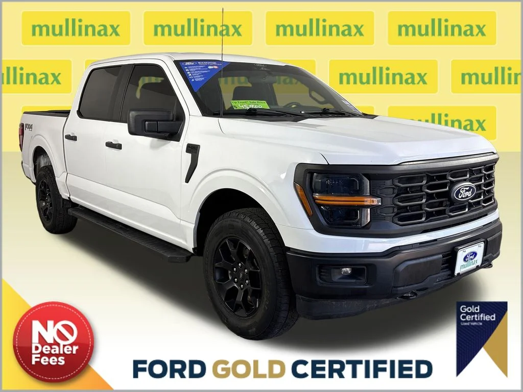 Certified Used 2025 White Ford STX image 1