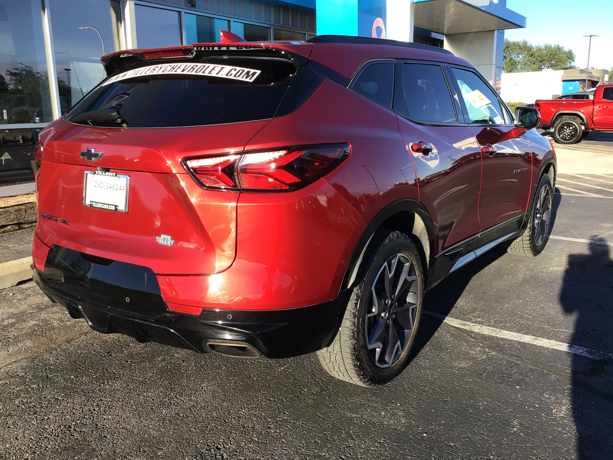 Used 2022 CHERRY RED TINTCOAT Chevrolet RS image 5