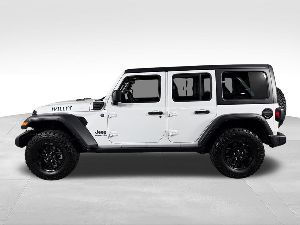Used 2025 Bright White Clearcoat Jeep Willys 4xe image 10