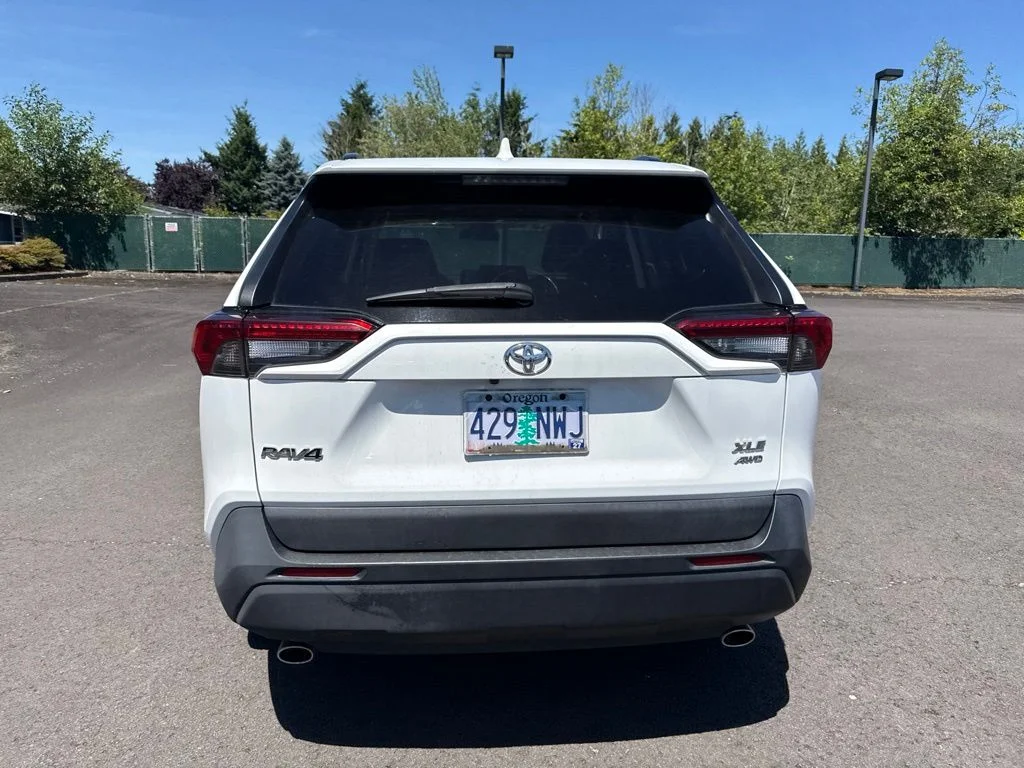 Used 2021 Super White Toyota XLE image 6