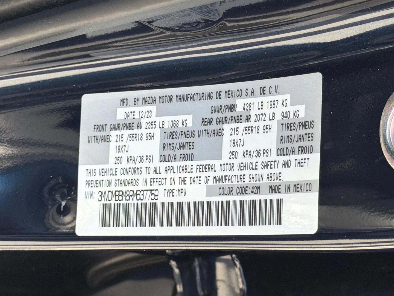 Used 2024 Deep Crystal Blue Mica Mazda 2.5 S Select Sport image 23