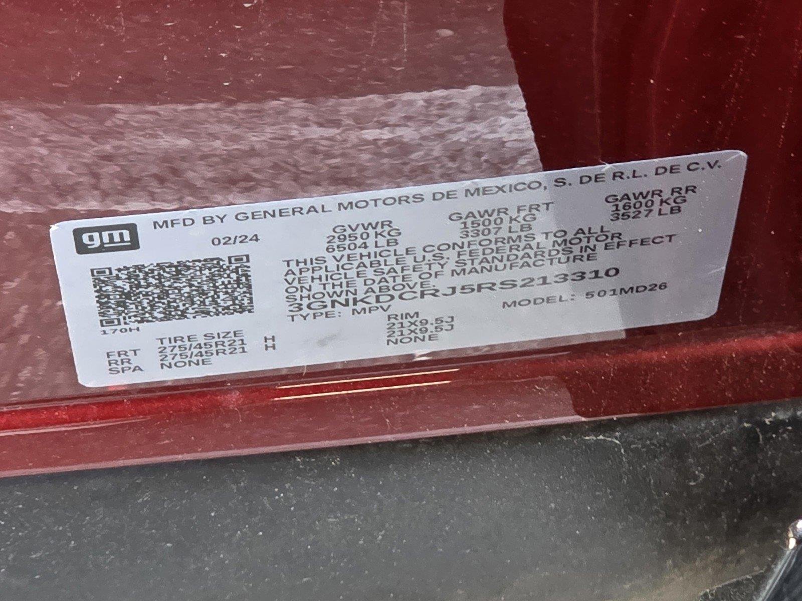 Used 2024 Radiant Red Tintcoat Chevrolet RS image 20