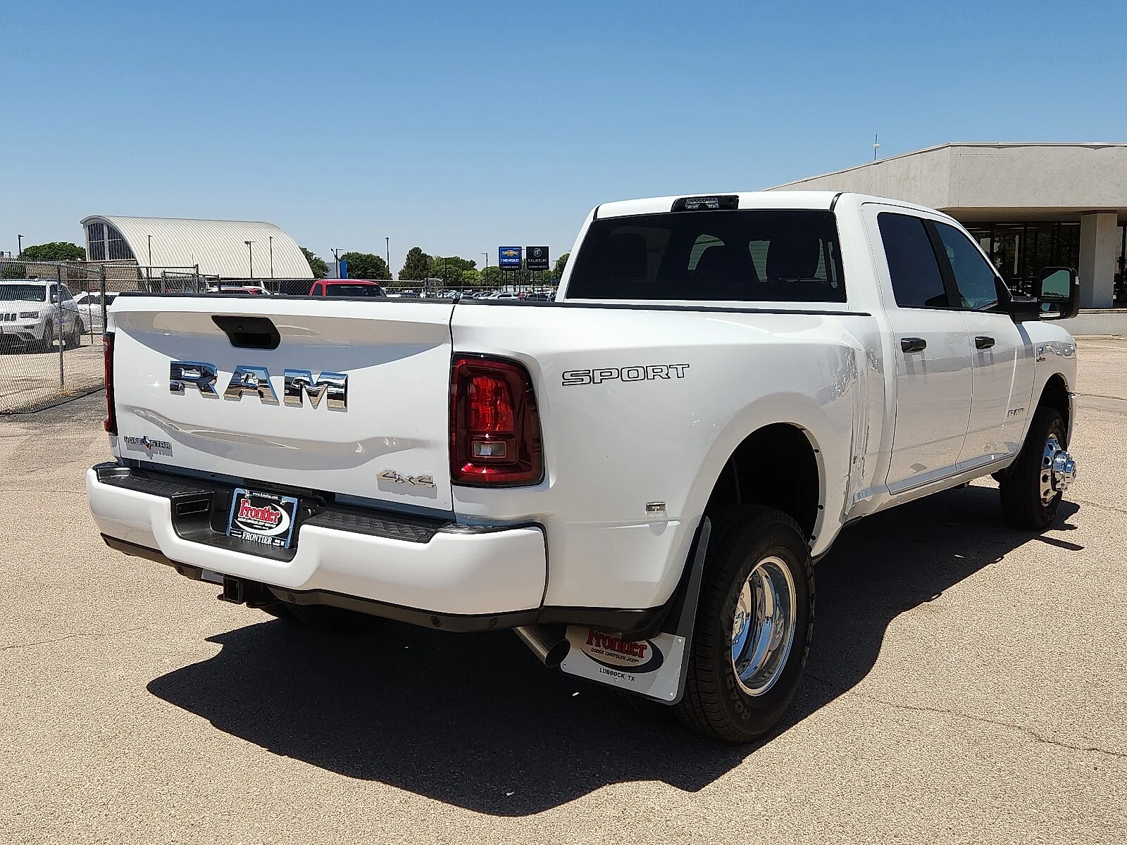 New 2026 Bright White Clear-Coat  Paint Ram LONE STAR CREW CAB 4X4 8