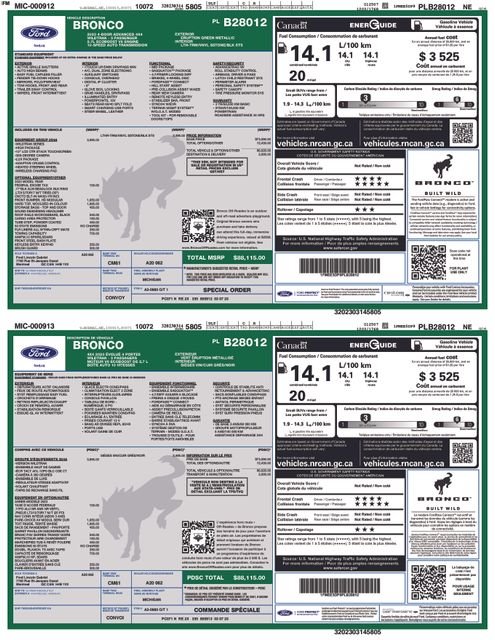 Used 2023 Green Ford Wildtrak image 25
