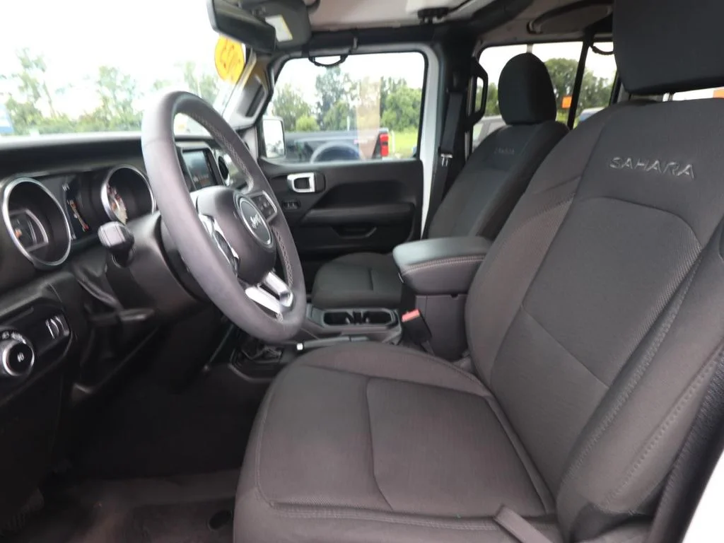 Certified Used 2023 White Jeep Sahara image 2