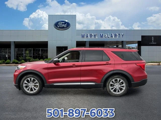 Used 2021 Red Ford XLT image 2