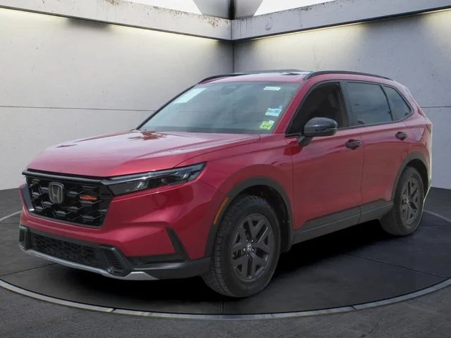 Certified Used 2026 Radiant Red Metallic Honda AWD TrailSport Hybrid image 1