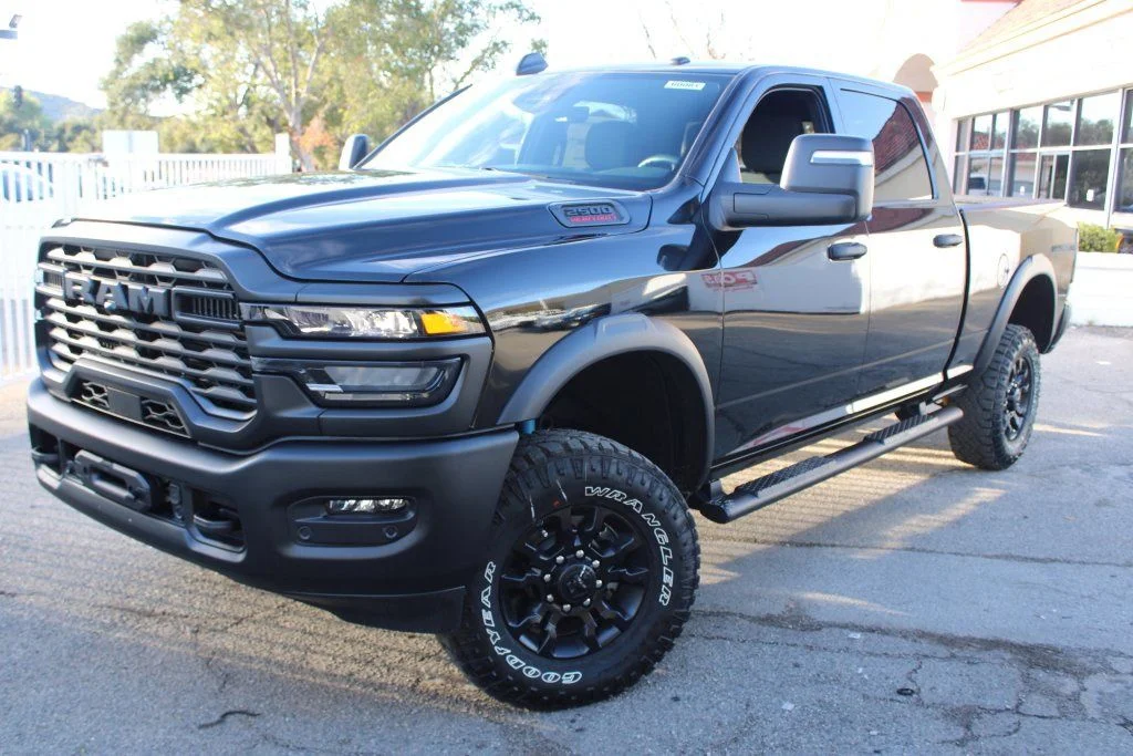 New 2026 Diamond Black Crystal Pearlcoat Ram Tradesman image 1