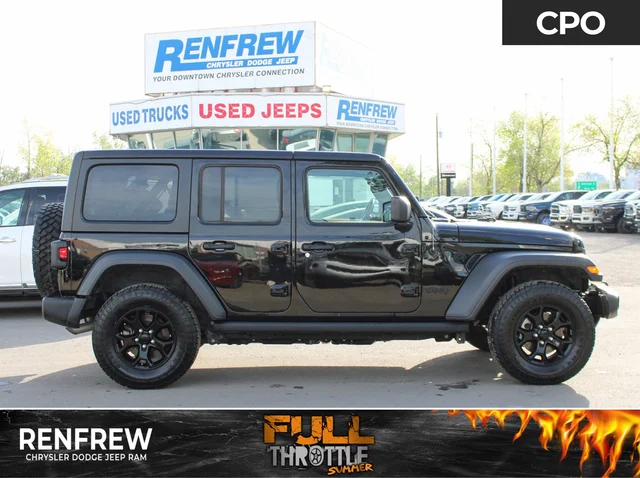 2023 Jeep Wrangler Willys * No Accidents | Manual | V6 | Heated Seats | Apple CarPlay | Backup Camera | Alpine
