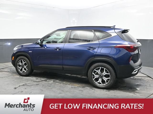 Used 2022 Blue Kia EX image 4