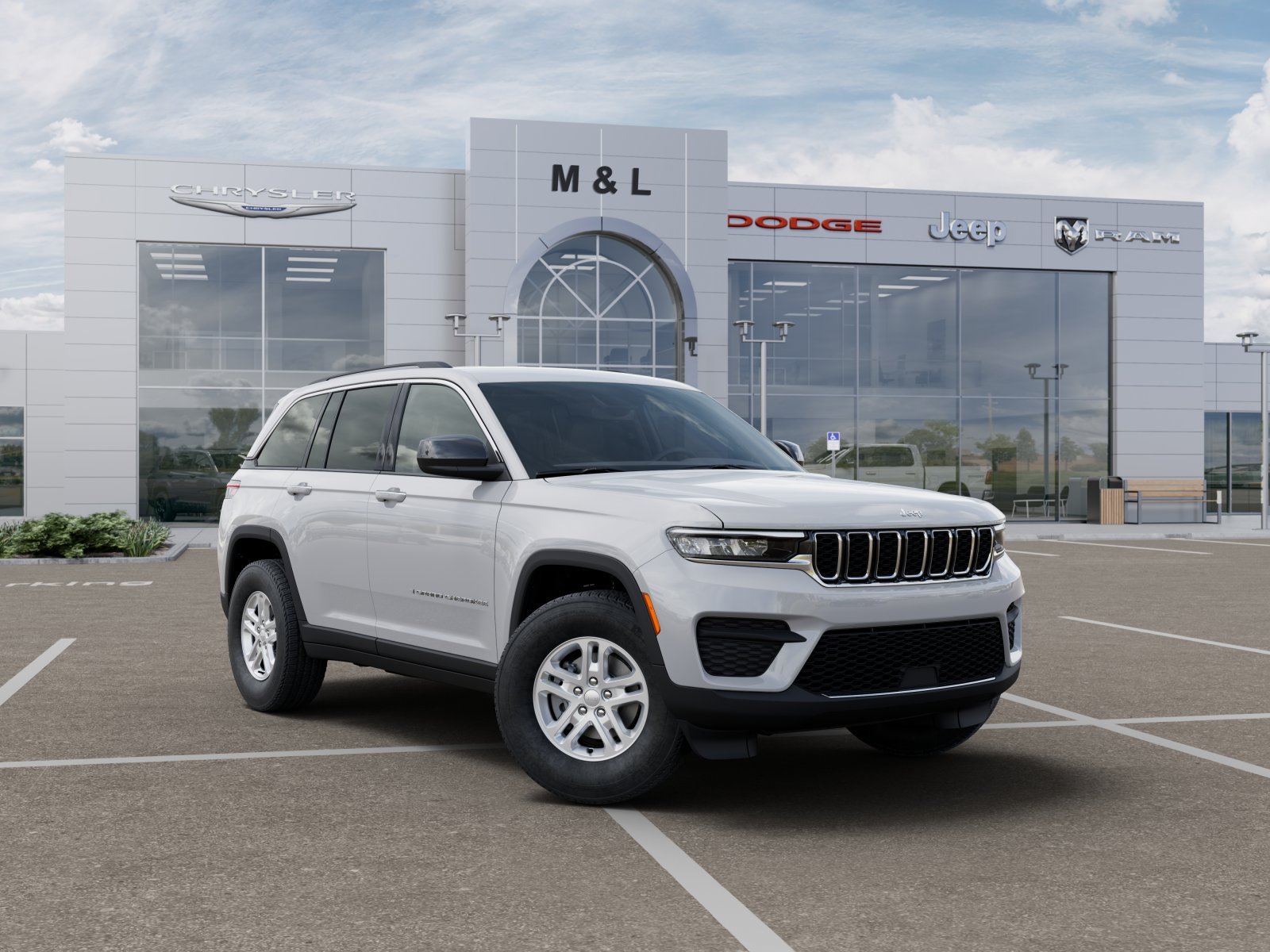 New 2025 Bright White Clear-Coat Exterior Paint Jeep Laredo image 1