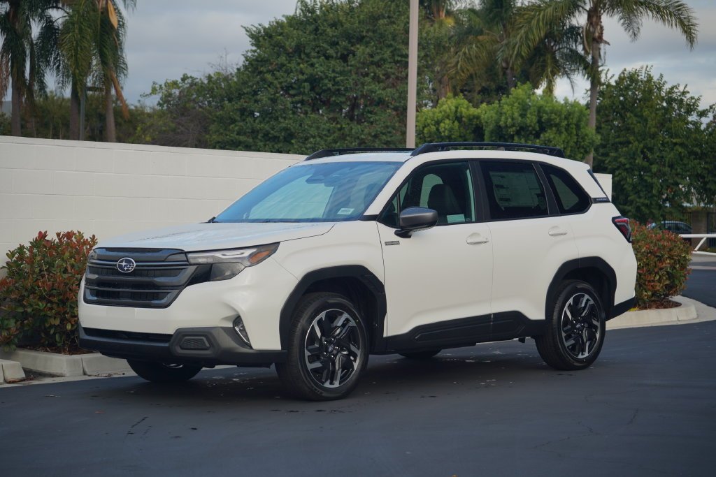 New 2026 CRYSTAL WHITE PEARL Subaru Premium Hybrid image 1