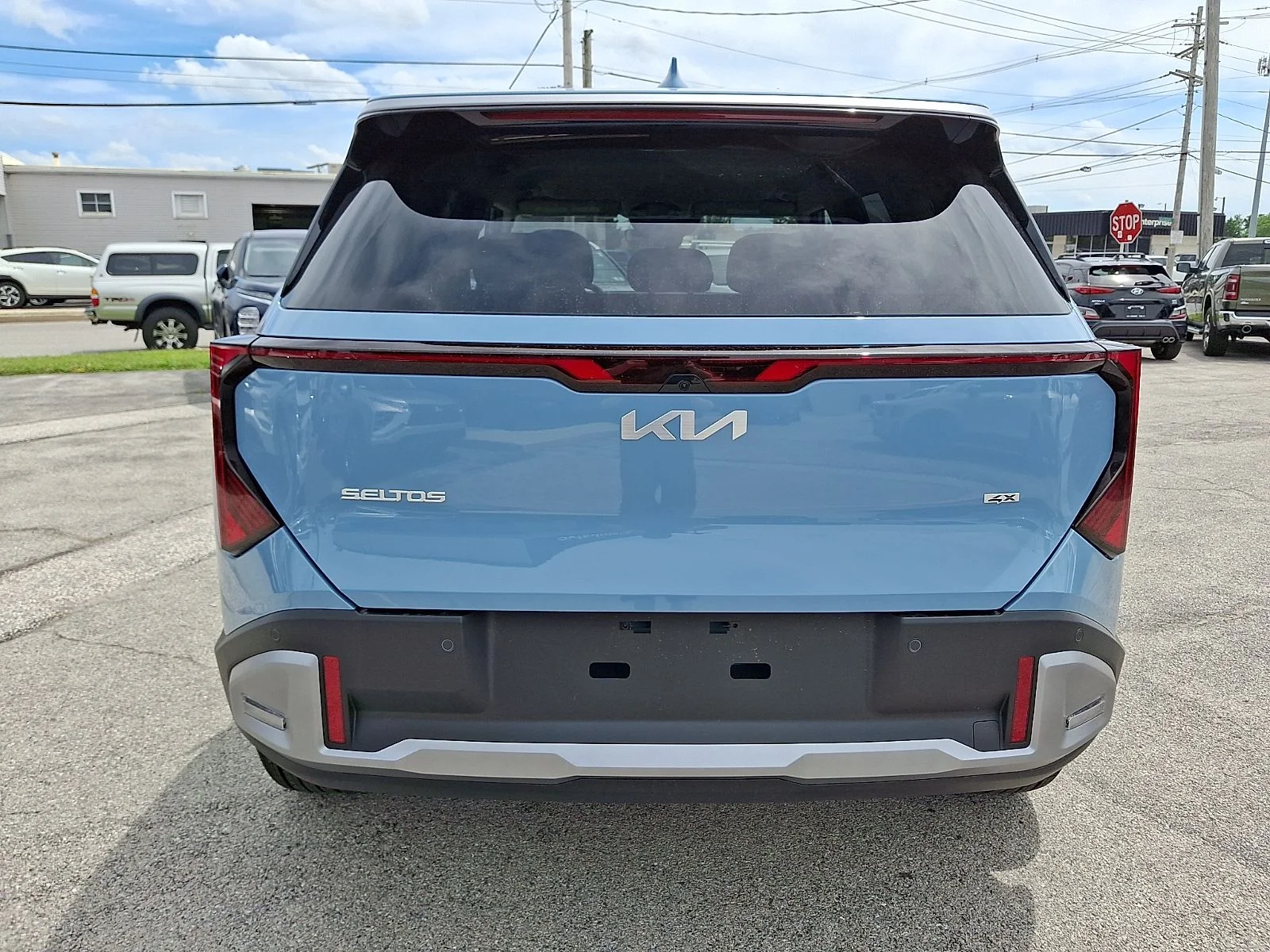 New 2027 Blue Kia EX image 7