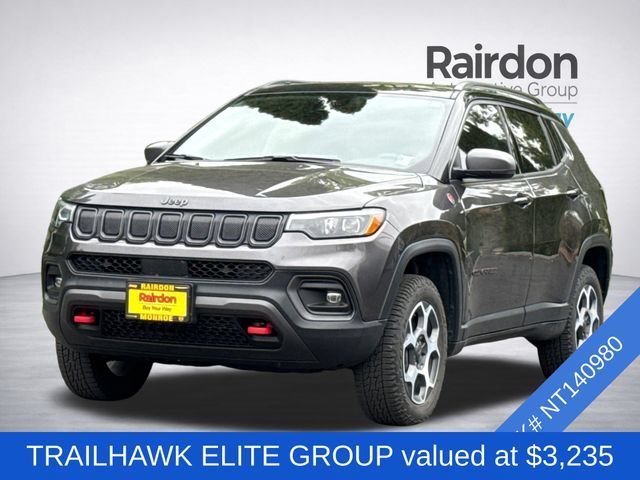 Used 2022 Granite Crystal Metallic Clearcoat Jeep Trailhawk image 2