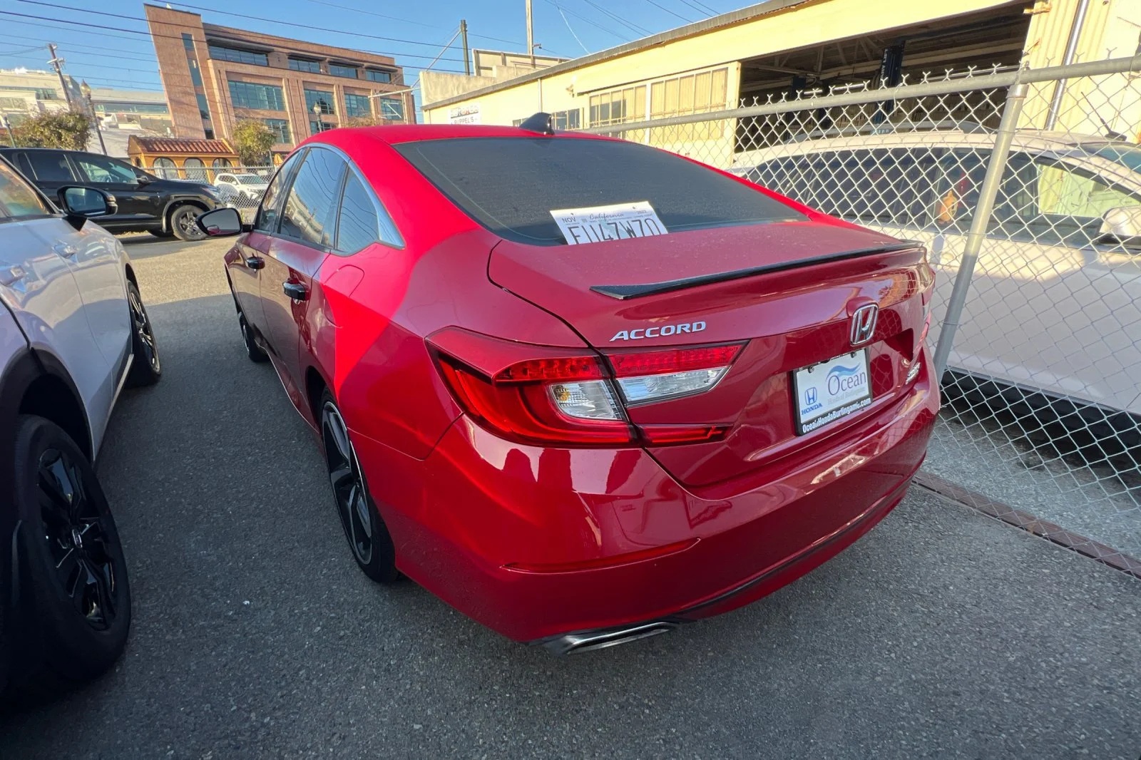 Certified Used 2022 Radiant Red Metallic Honda Sport Special Edition image 7