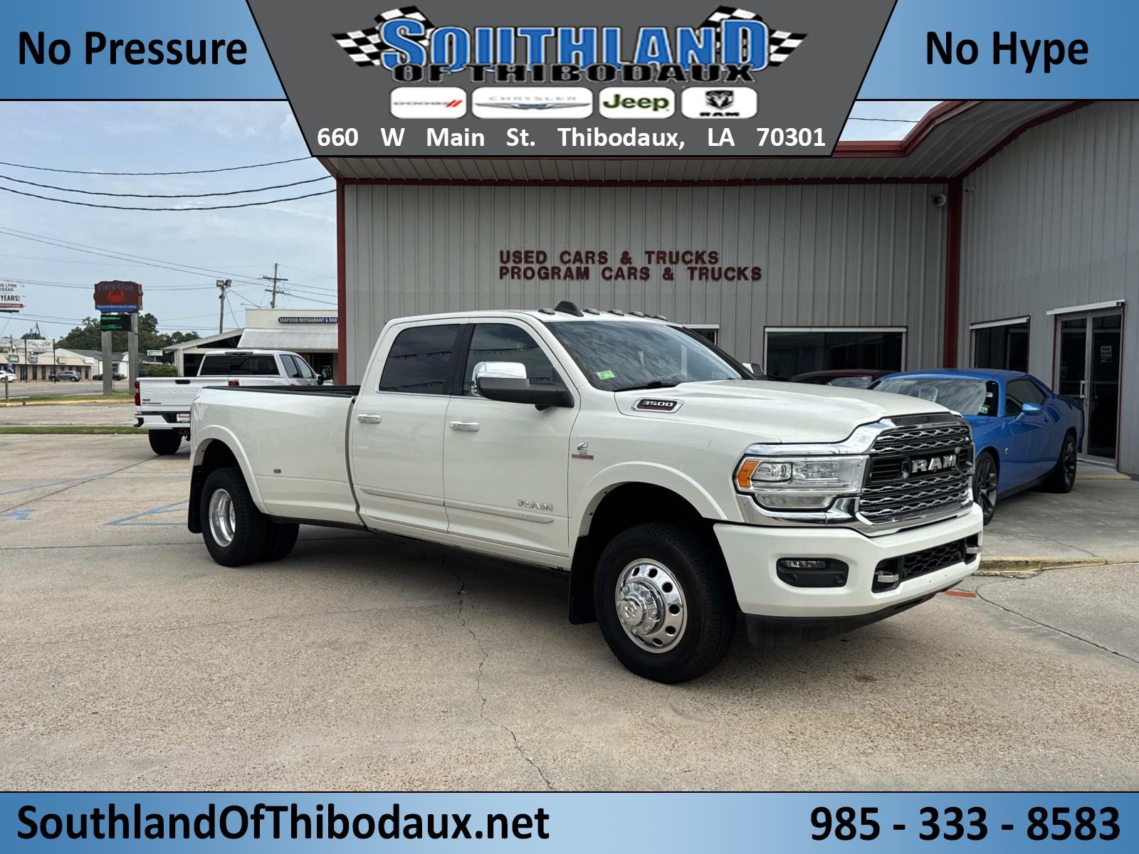 Used 2019 Pearl White Ram Limited image 1