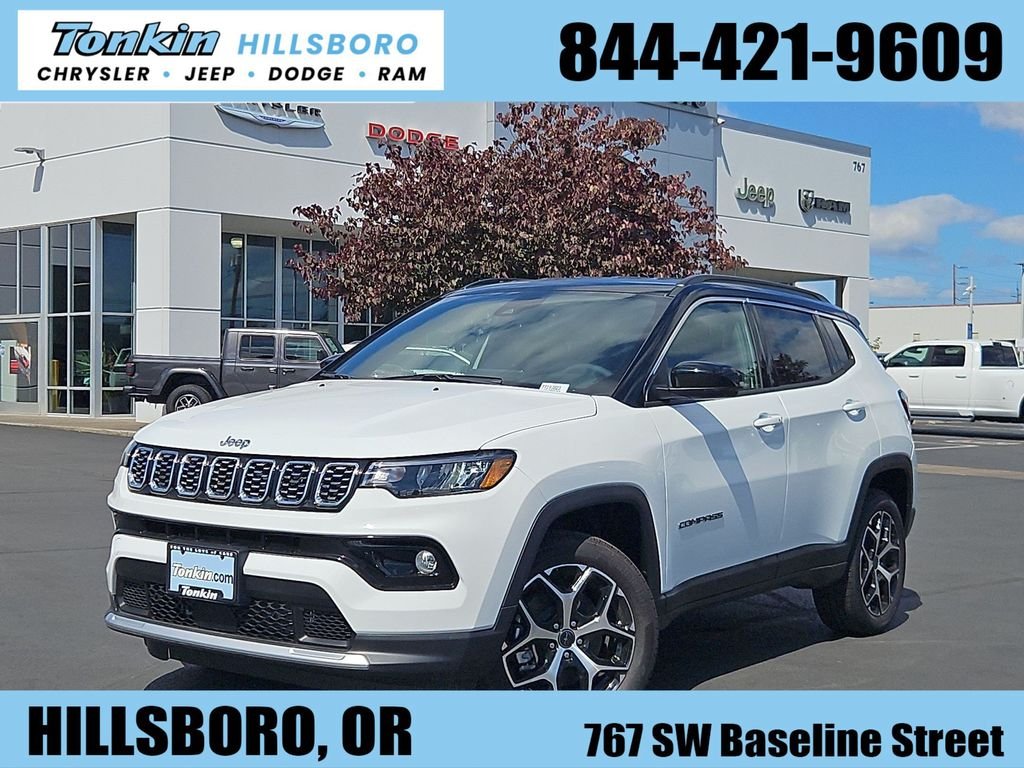 New 2026 Bright White Clearcoat Jeep Limited image 1