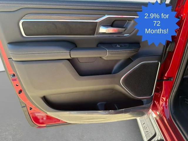 New 2026 Molten Red Pearl-Coat Exterior Paint RAM Laramie image 16