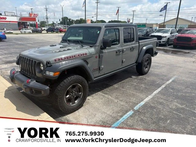 Used 2022 Gray Jeep Rubicon image 1