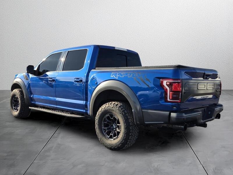Used 2018 Lightning Blue FORD RAPTOR 4WD SUPERCREW 5.5