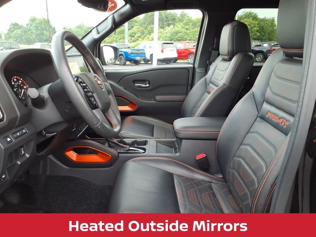 Used 2025 Super Black Nissan PRO-4X v6 LONG BED PREMIUM W/LEATHER & SUNROOF image 28