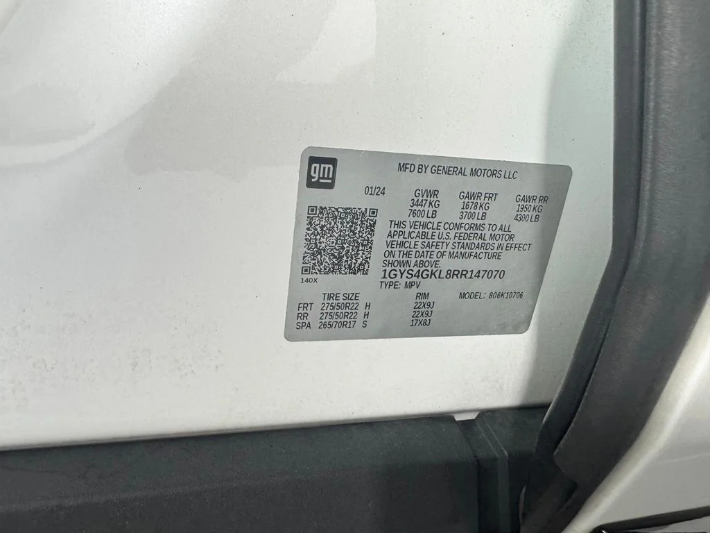 Used 2024 Crystal White Tricoat Cadillac Sport Platinum image 36