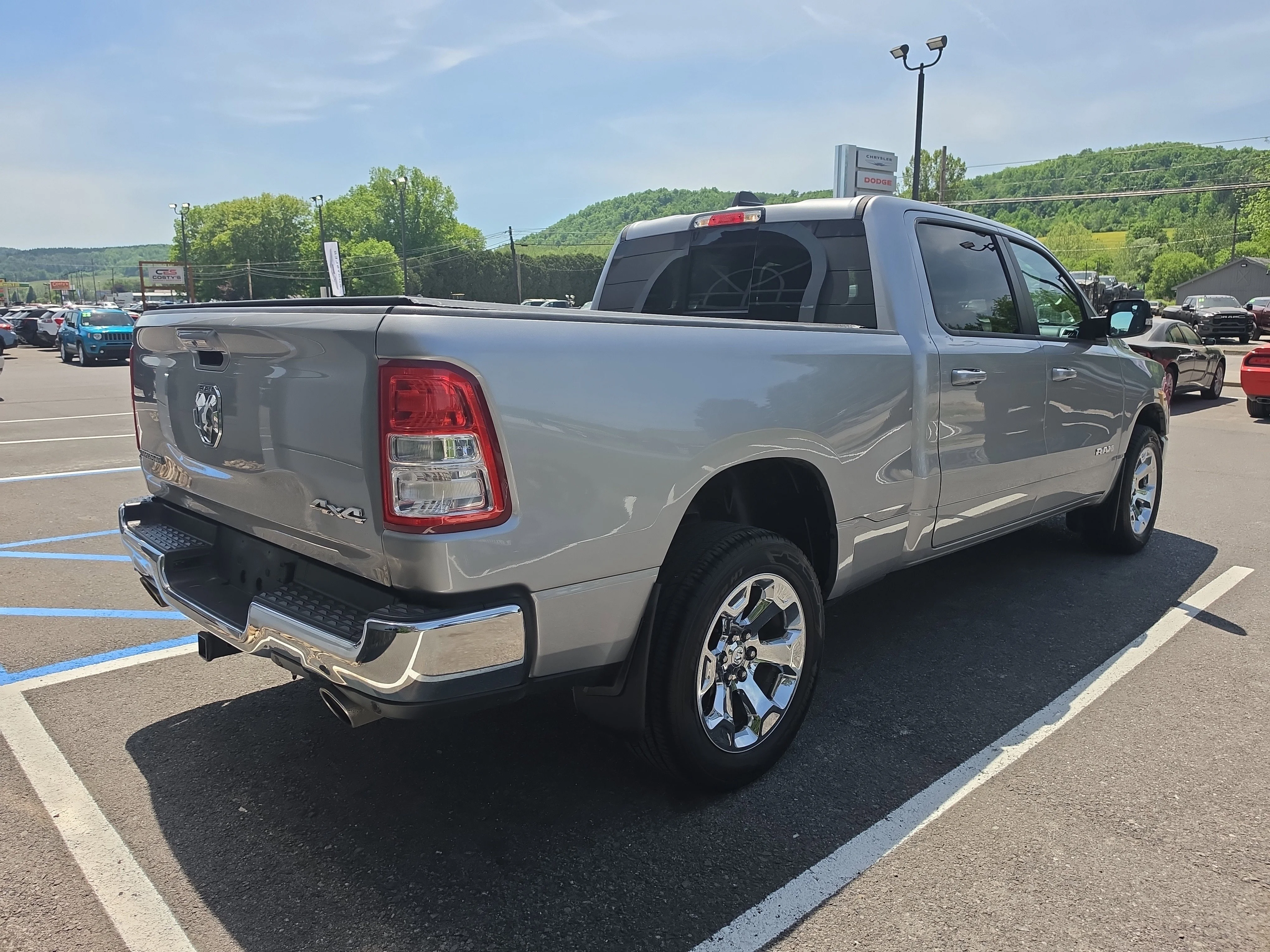 Used 2022 Billet Silver Metallic Clearcoat Ram Big Horn image 3