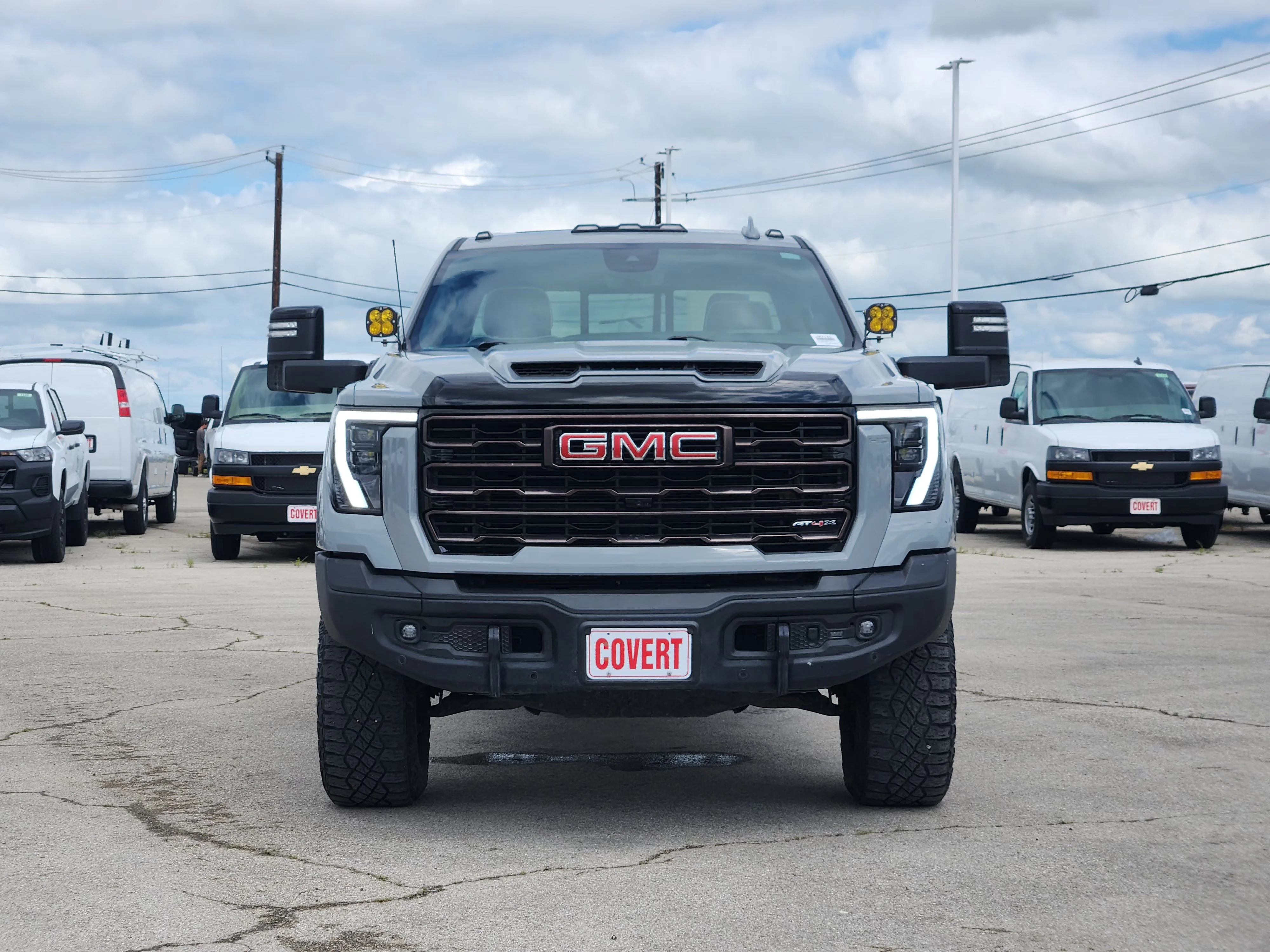 Used 2024 Thunderstorm Gray GMC AT4X AEV EDITION image 2