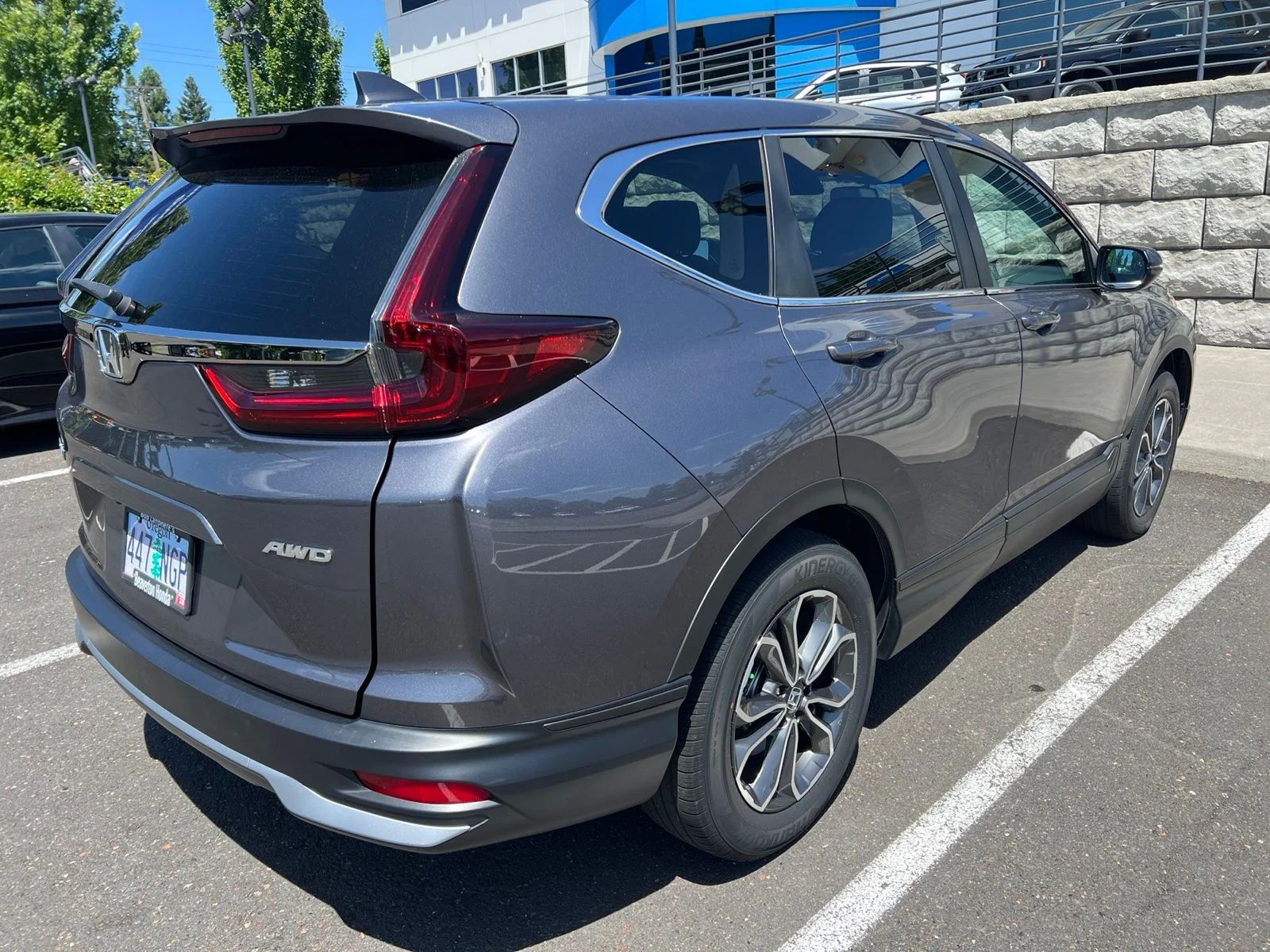 Used 2022 Modern Steel Metallic Honda EX image 4
