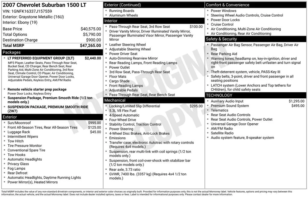 Used 2007 Gray Chevrolet LT image 9