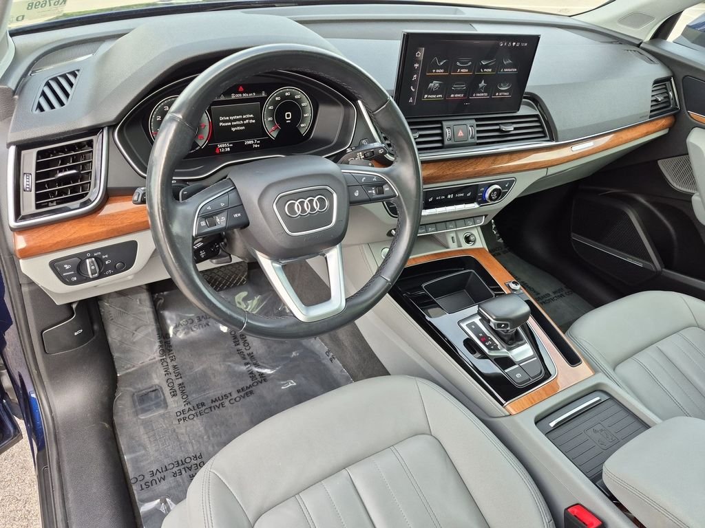 Used 2021 Blue Audi 45 Premium Plus image 11
