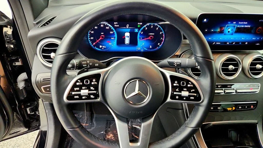 Used 2022 Black Mercedes-Benz GLC 300 SUV w/ Panorama Sunroof & Digital Instrument Cluster image 13
