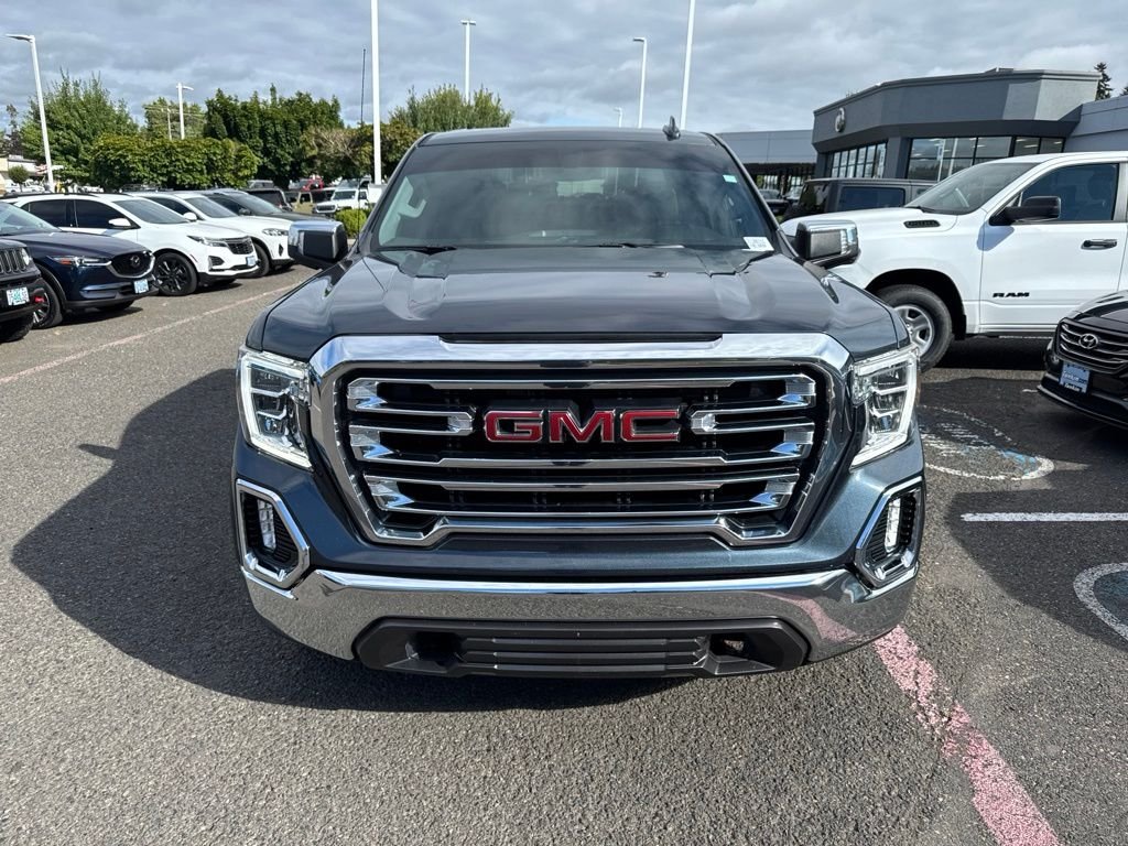 Used 2021 Dark Sky Metallic GMC SLT image 2
