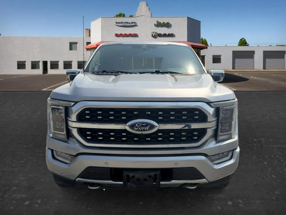 Used 2023 Iconic Silver Metallic Ford Platinum image 2