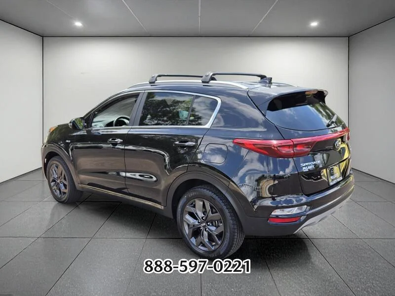 Used 2020 Black Cherry Pearl KIA S image 3