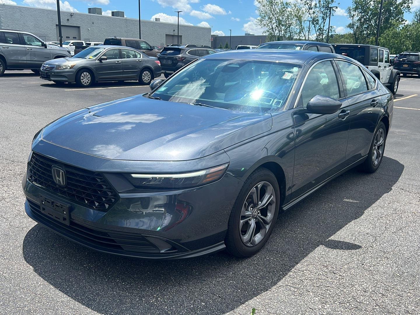 Used 2023 Meteorite Gray Metallic Honda EX image 2