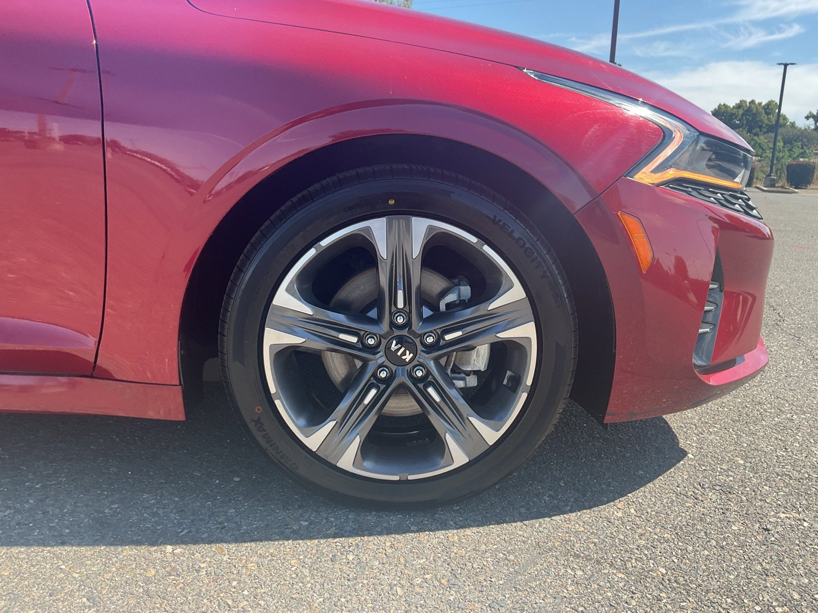 Used 2021 Passion Red Kia EX image 11