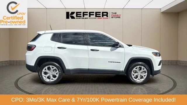 Certified Used 2024 White Jeep Sport image 10