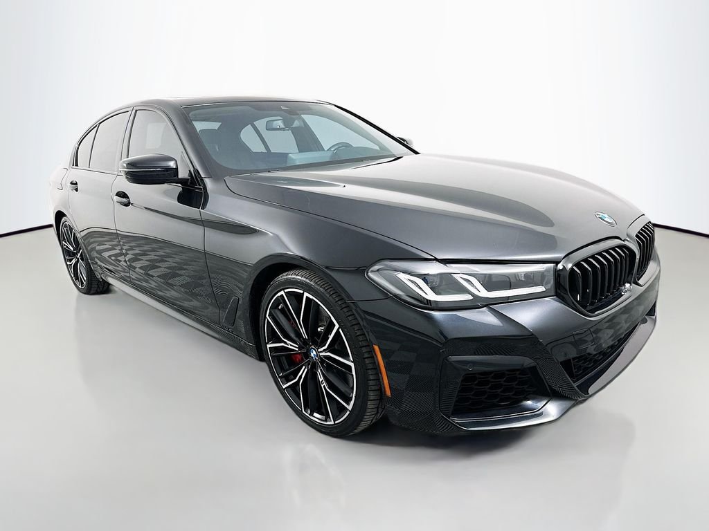 Used 2021 Black Sapphire Metallic BMW 540i image 3