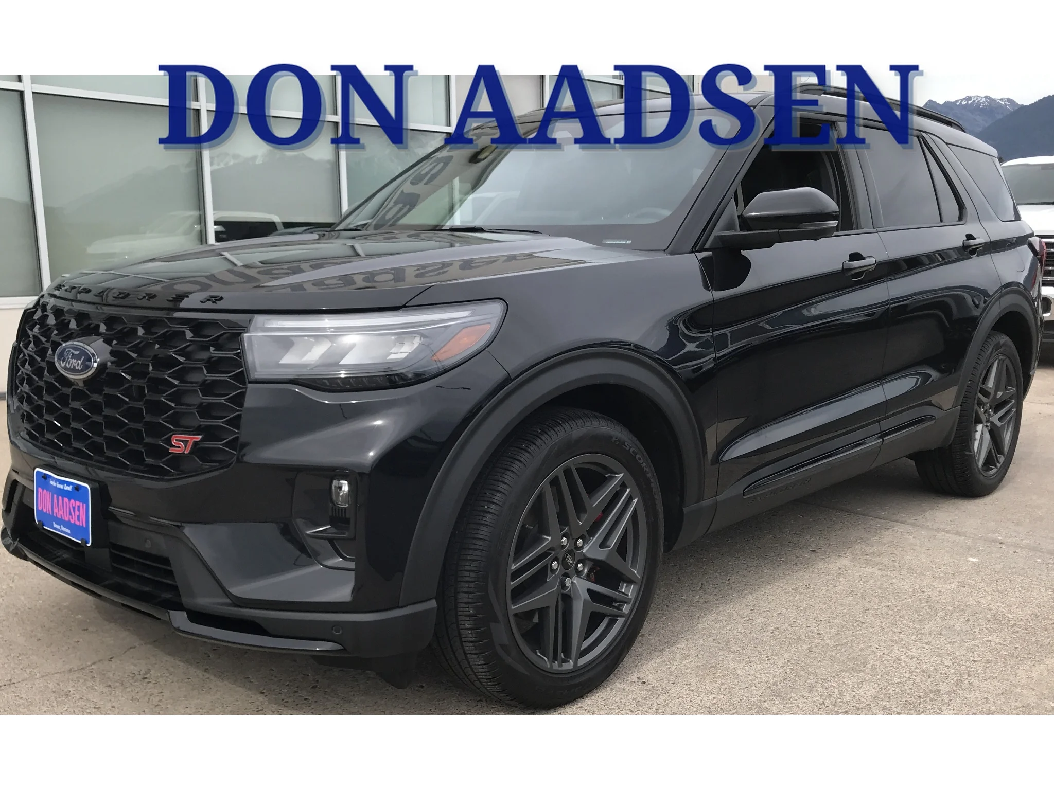 Certified Used 2025 Agate Black Metallic Ford ST image 1